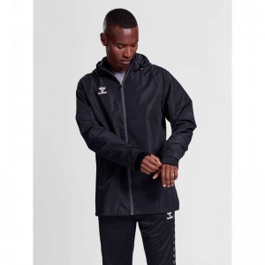 Hummel Authentic All Weather Jakker Herre Svarte | 752657-408