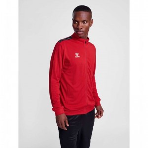 Hummel Authentic Pl Zip Jakker Herre Rød | 157918-598