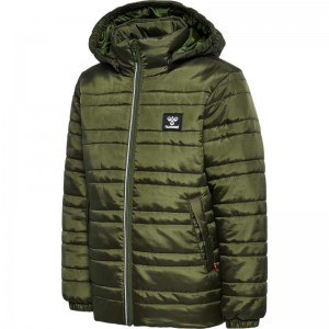 Hummel Bilbo Tex Jakker Barn Olivengrønne | 124641-003
