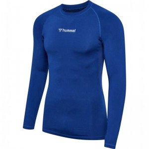 Hummel Bl Performance L/S Basislag Herre Blå | 297355-047