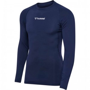 Hummel Bl Performance L/S Basislag Herre Marineblå | 350553-009