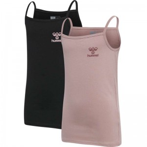 Hummel Carolina Strap 2-pack Håndballsko Barn Rosa | 785669-096