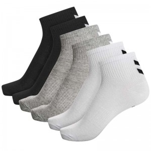 Hummel Chevron 6-pack Mid Cuts Sokker Herre Hvite | 187104-201