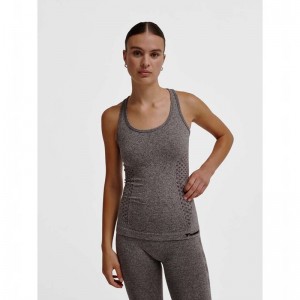 Hummel Ci Seamless Tank Top Dame Grå | 433812-014