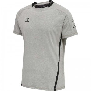 Hummel Cima Xk S/S T-skjorte Herre Grå | 431536-462