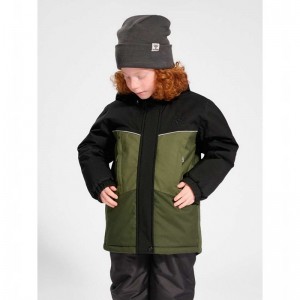 Hummel Conrad Tex Jakker Barn Olivengrønne | 711190-472