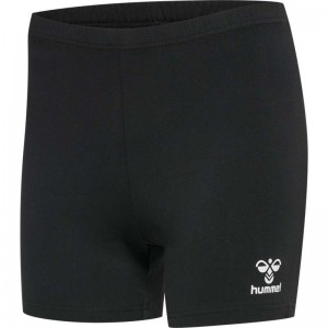 Hummel Core Volley Cotton Wo Shorts Dame Svarte | 797268-223