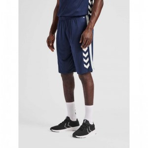 Hummel Core Xk Basket Shorts Herre Marineblå | 189107-722