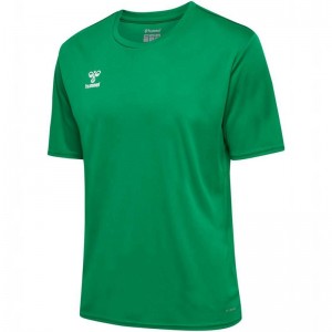 Hummel Essential S/S Jersey Herre Grønn | 881973-259