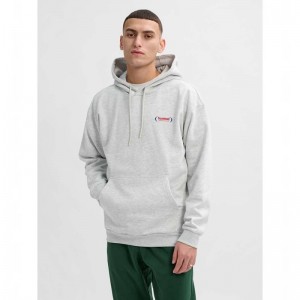Hummel Felix Loose Hettegenser Herre Grå | 515991-818