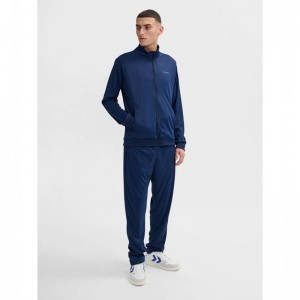 Hummel Felix Poly Tracksuit Sportsklær Herre Marineblå | 613032-681