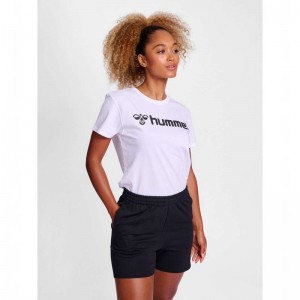 Hummel Go 2.0 Logo S/S Sports BH Dame Hvite | 382724-751