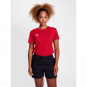 Hummel Go 2.0 S/S T-skjorte Dame Rød | 382029-238