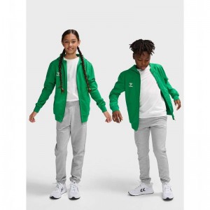 Hummel Go 2.0 Zip Hettegenser Barn Grønn | 824761-230