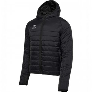 Hummel Go Quilted Hood Jakker Herre Svarte | 210959-468
