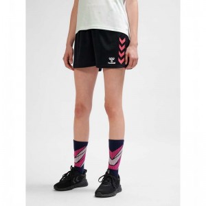 Hummel Graphic Universe Shorts Dame Svarte | 393268-351