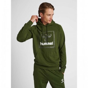 Hummel Isam 2.0 Hettegenser Herre Grønn | 492890-592