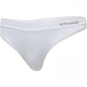 Hummel Juno Seamless Thong Dame Hvite | 687355-628