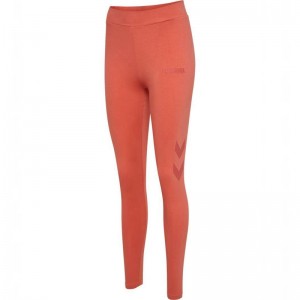 Hummel Legacy High Waist Tights Dame Aprikos | 277407-379