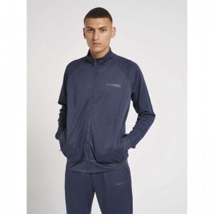 Hummel Legacy Poly Zip Jakker Herre Marineblå | 629025-490