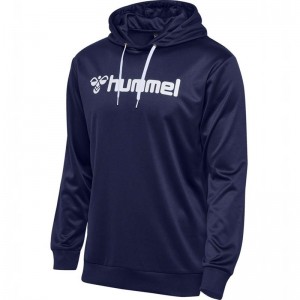Hummel Logo Hettegenser Herre Marineblå | 871564-079
