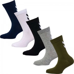 Hummel Make My Day 5-pack Sokker Barn Olivengrønne | 708577-990