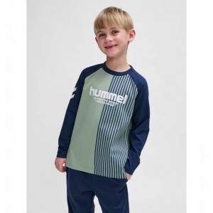 Hummel Mexi L/S Gym Sko Barn Grønn | 152977-119