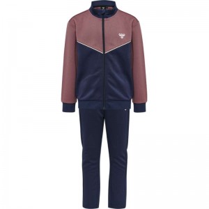Hummel Molin Tracksuit Sportsklær Barn Rød | 674565-313