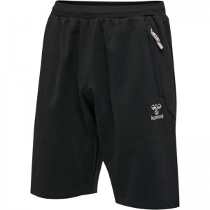 Hummel Move Grid Cotton Shorts Herre Svarte | 554834-023