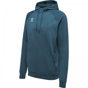 Hummel Move Grid Cotton T-skjorte Herre Blå | 328939-343