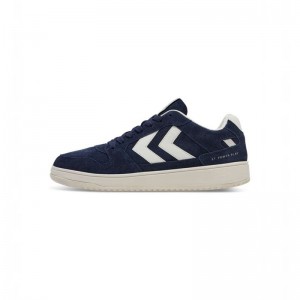 Hummel St. Power Play Suede Sneakers Herre Marineblå | 815214-139