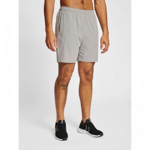 Hummel Te Base Woven Shorts Herre Grå | 230981-305