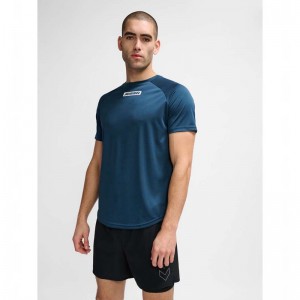 Hummel Te Topaz T-skjorte Herre Blå | 641514-990