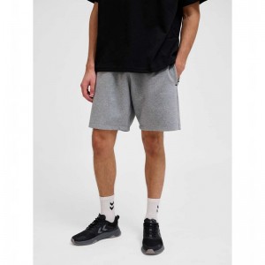 Hummel Tech Fleece Shorts Dame Grå | 041858-309