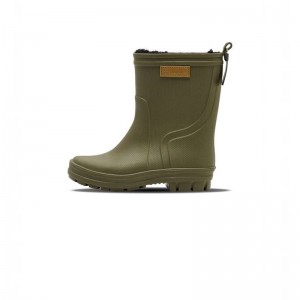 Hummel Thermo Jr Gummistøvler Barn Olivengrønne | 248124-696
