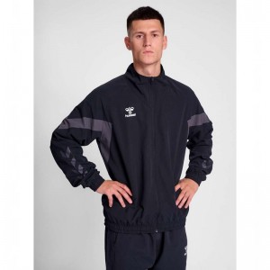 Hummel Travel Woven Jakker Herre Svarte | 192753-346