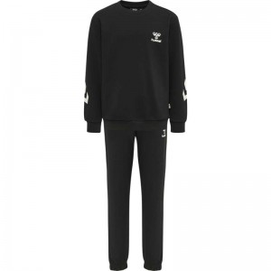 Hummel Venti Tracksuit Sportsklær Barn Svarte | 632003-060