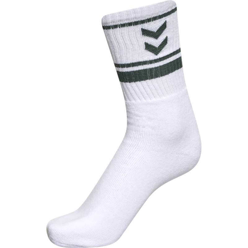 Hummel 4 Pack Triple Stripe Crew Sokker Dame Svarte | 690918-483