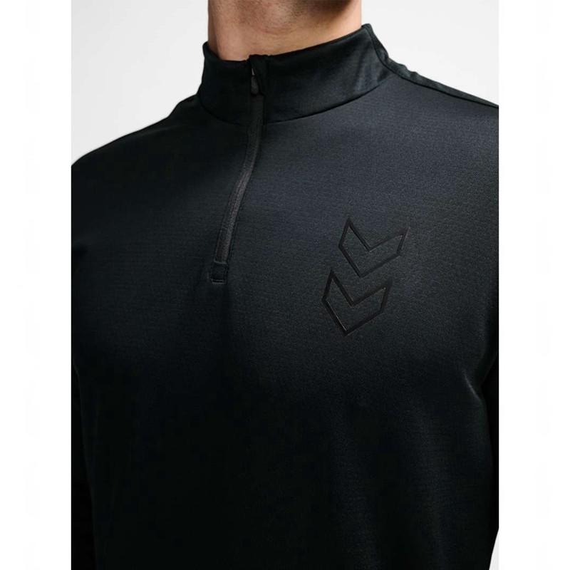 Hummel Active Pl Half Zip Gensere Herre Svarte | 593178-964