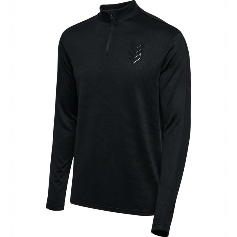 Hummel Active Pl Half Zip Gensere Herre Svarte | 593178-964