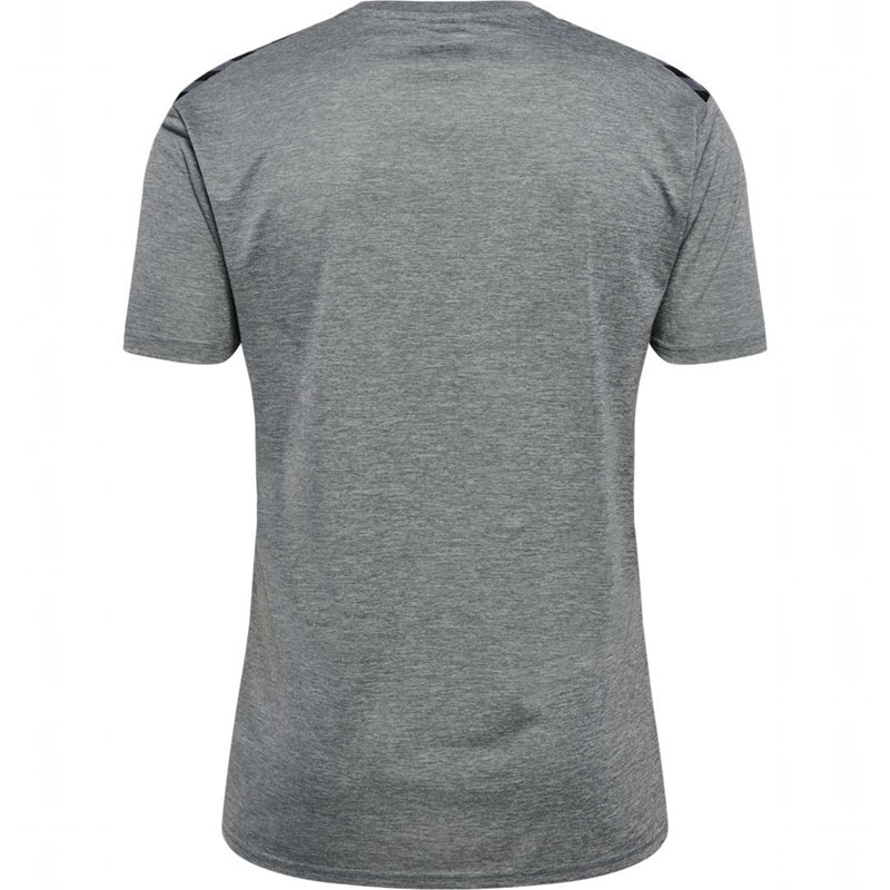 Hummel Authentic Pl S/S Jersey Herre Grå | 443710-391