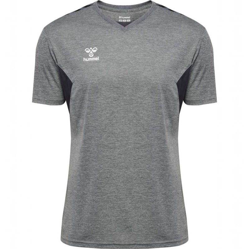 Hummel Authentic Pl S/S Jersey Herre Grå | 443710-391