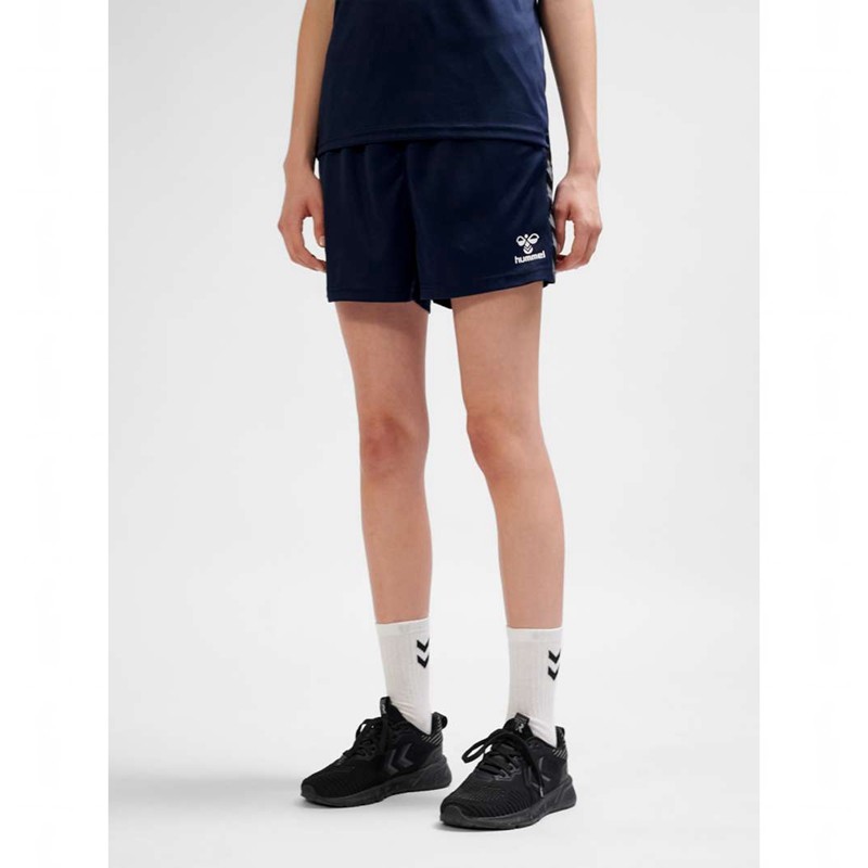 Hummel Authentic Pl Shorts Dame Marineblå | 522948-647