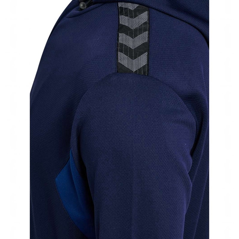 Hummel Authentic Pl Zip Hettegenser Herre Marineblå | 169638-585