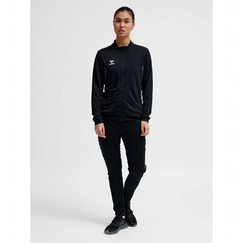 Hummel Authentic Pl Zip Jakker Dame Svarte | 684794-387