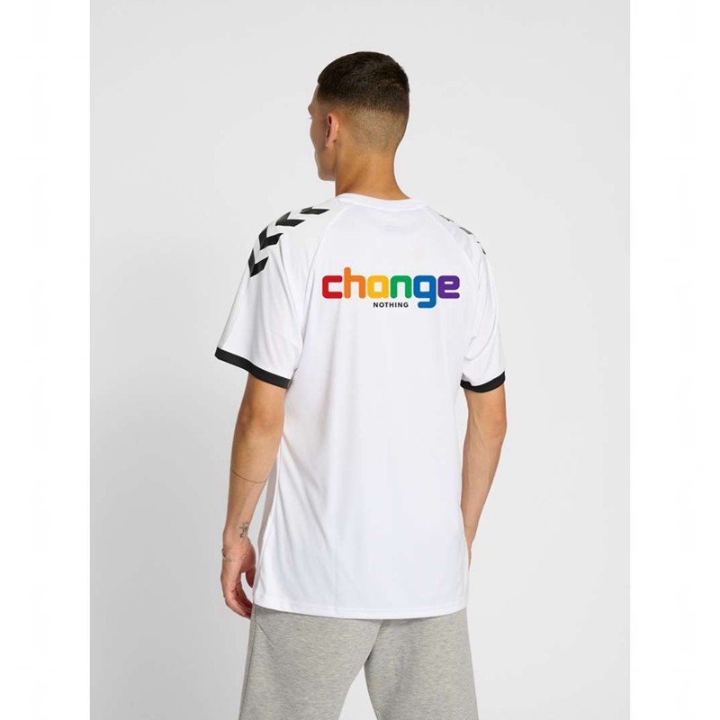 Hummel Change Football Jersey Herre Hvite | 325597-893
