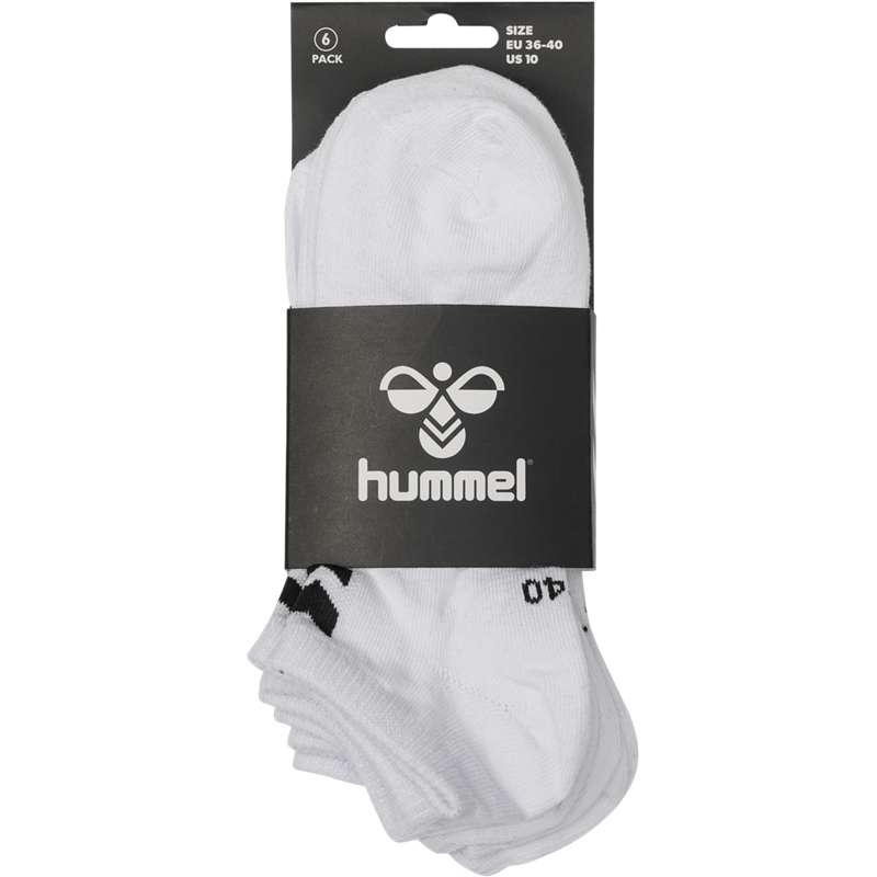 Hummel Chevron 6-pack Ankle Sokker Dame Hvite | 298745-278