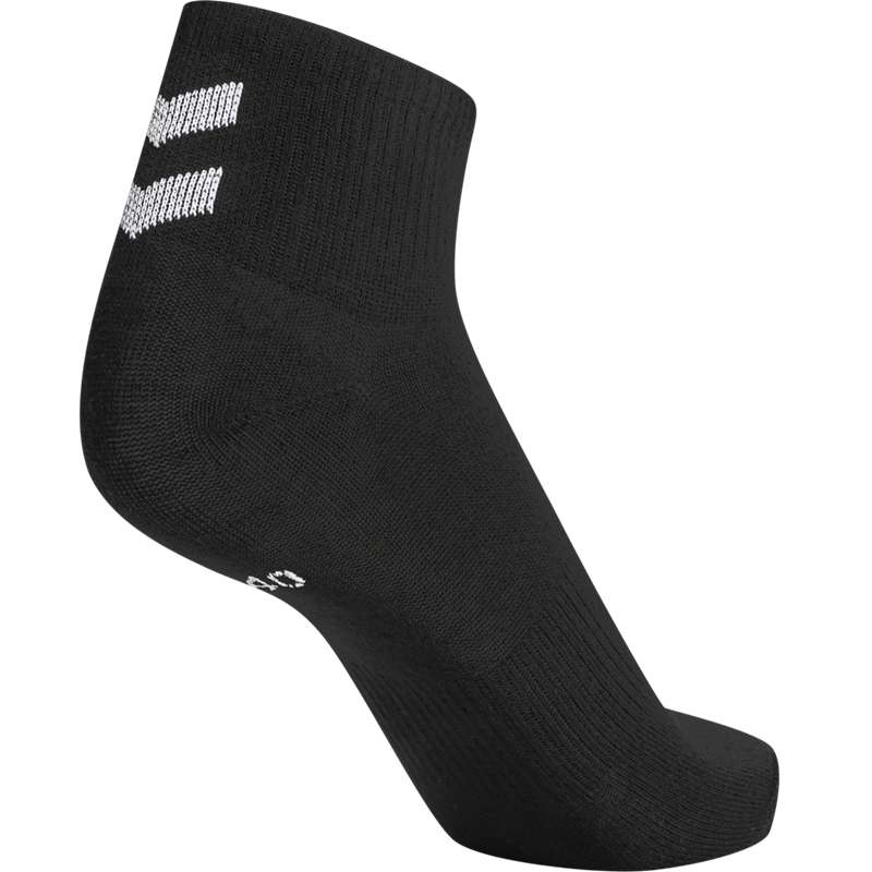 Hummel Chevron 6-pack Mid Cut Sokker Dame Svarte | 831105-727