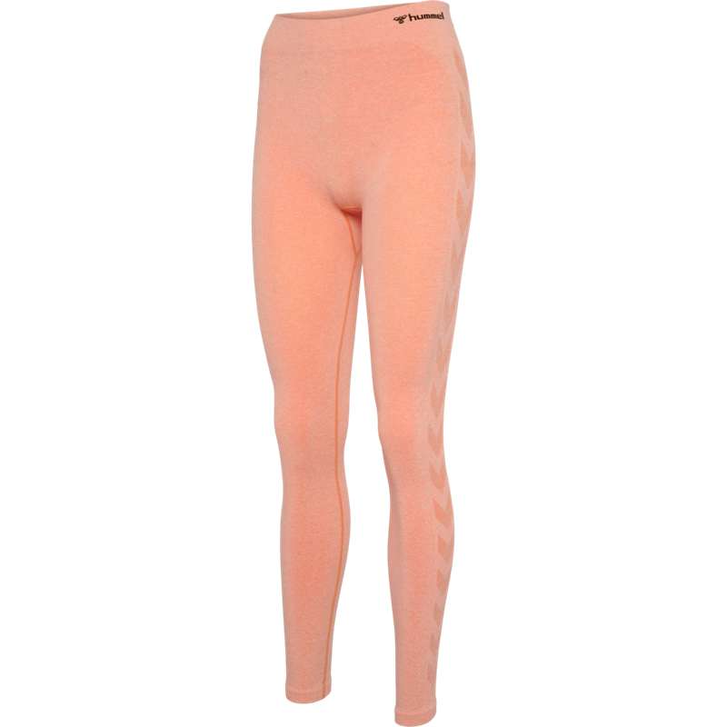 Hummel Ci Seamless Mid Waist Shorts Dame Korall | 190182-228