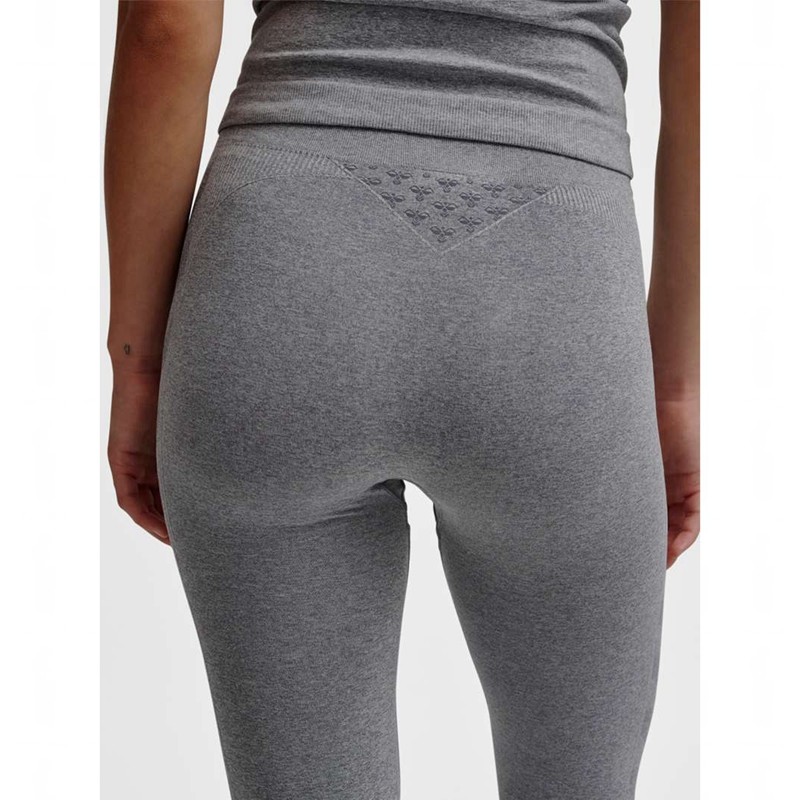 Hummel Ci Seamless Mid Waist Tights Dame Grå | 238248-675
